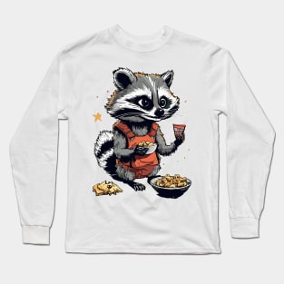 Cute raccoon Long Sleeve T-Shirt